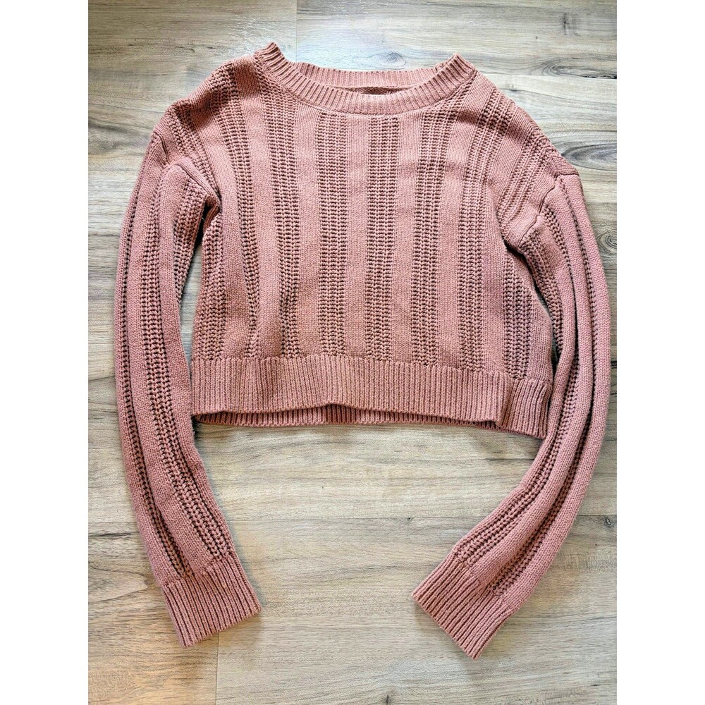 Aeropostale Womens Sweater Sz XS Extra Small Stretch Comfort Long Sleeve Knit